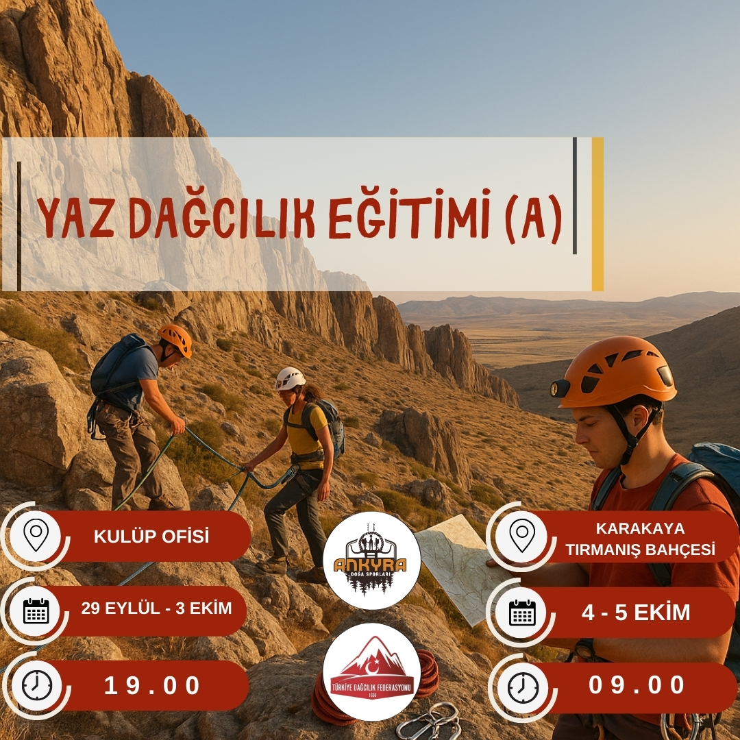 Yaz Dağcılık Eğitimi (A) kapak görseli