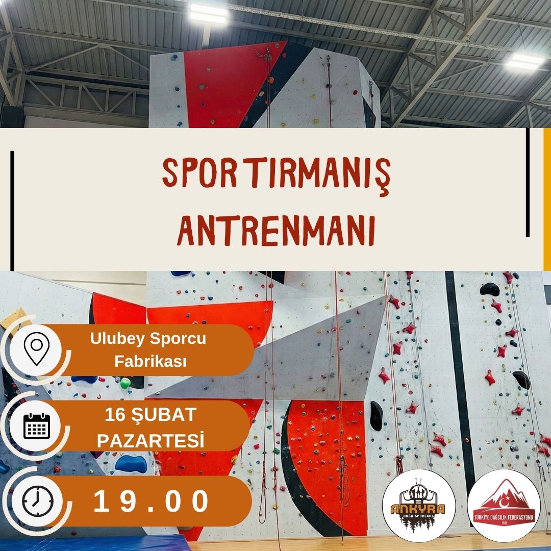 Altındağ Sporcu Fabrikası Spor Tırmanış Antrenmanı