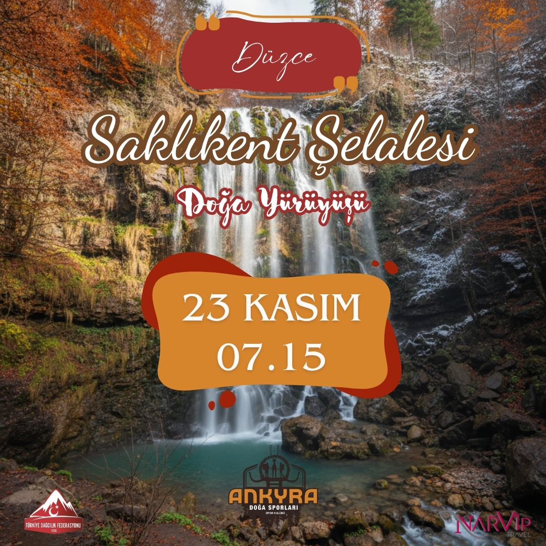 Düzce Saklıkent Şelalesi Doğa Yürüyüşü kapak görseli
