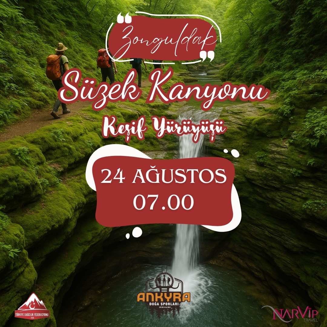Süzek Kanyonu Keşif ve Kanyon Yürüyüşü