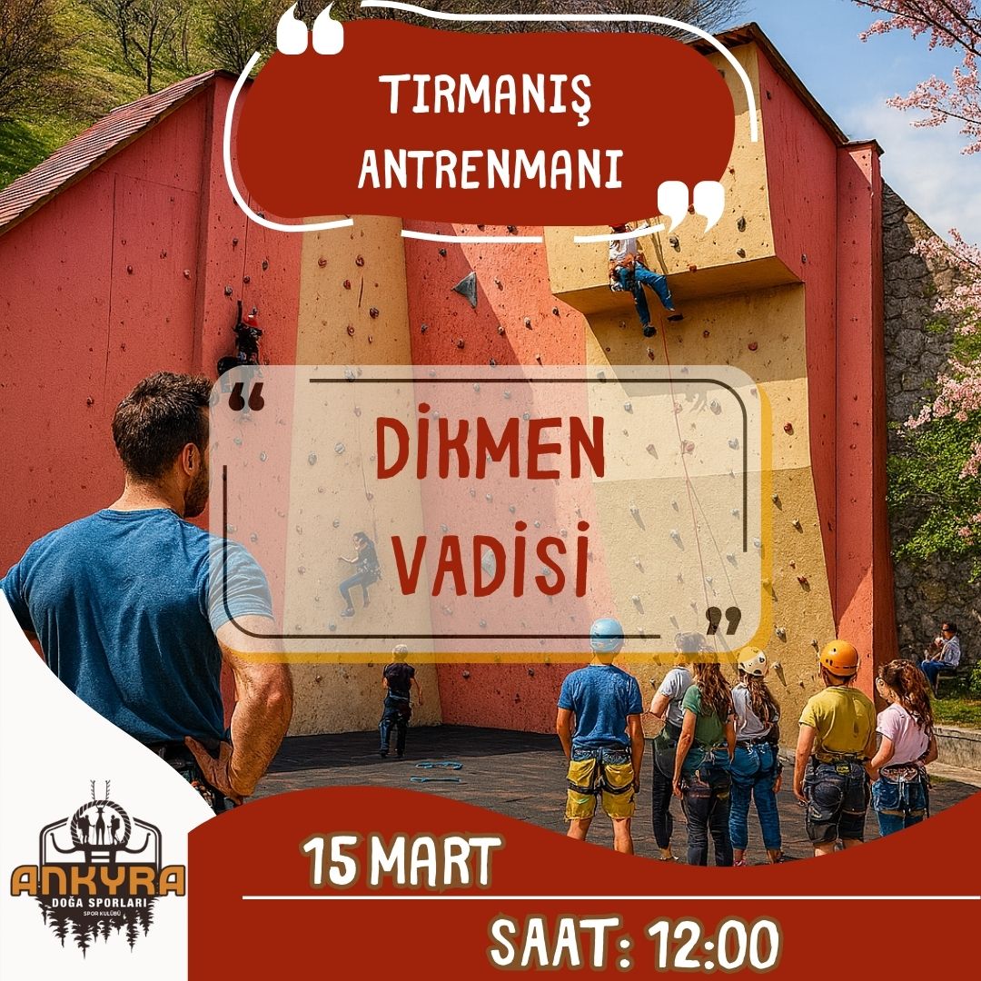 Dikmen Vadisi Spor Tırmanış Antrenmanı